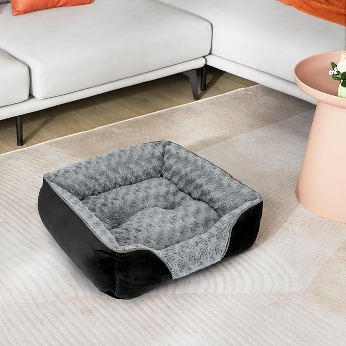 INVENHO Large Dog Bed Rectangle Washable Orthopedic Soft Calming Sleeping - Image 7