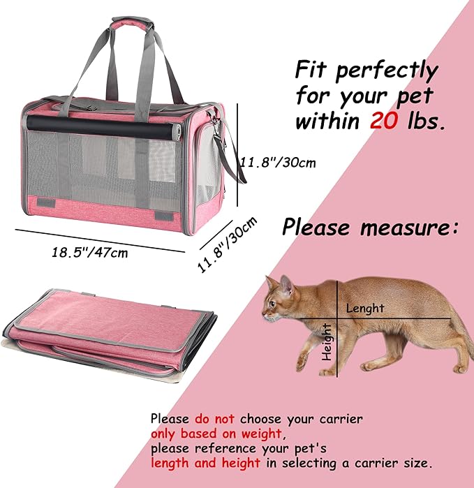 Dog Soft-Sided Carriers Cat Soft-Sided Carriers Dog Carriers Cat Travel Carrier - Image 6