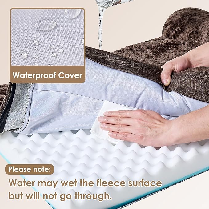 EHEYCIGA Memory Foam Dog Bed Large Size Dogs, Orthopedic Dog Bed Large - Image 3