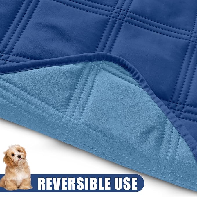 Smiry Waterproof Dog Bed Cover Blanket 68x82, Soft Reversible Pet Blanket - Image 3