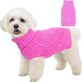 Dog Sweaters for Small Dogs Winter Dog Clothes Turtleneck Knit Puppy Sweater by Puppishy