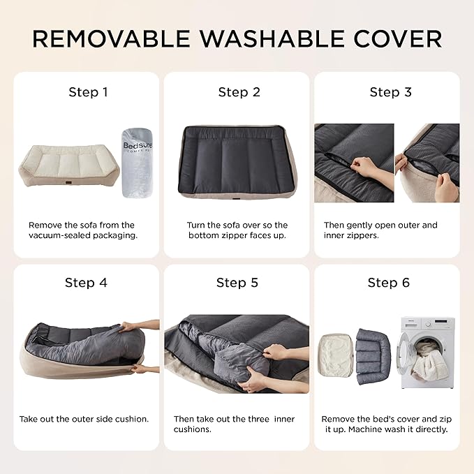 Bedsure SupportMax™ Orthopedic Dog Beds Large Sized Dog - Image 9
