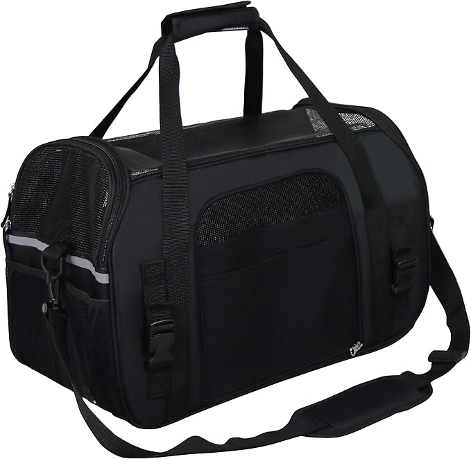 EliteField Soft Pet Carrier Soft Sided Dog Puppy Cat Carrier Travel Bag - Image 7