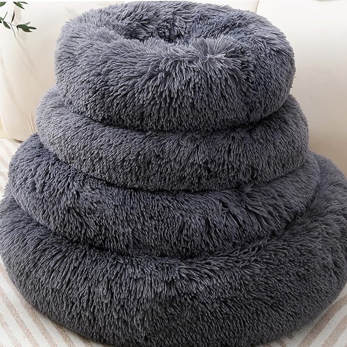 Donut Dog Bed Large Cat Bed Pet Bed Cat Donut Large Ferret Cave Pet Sofa Pet - Image 3