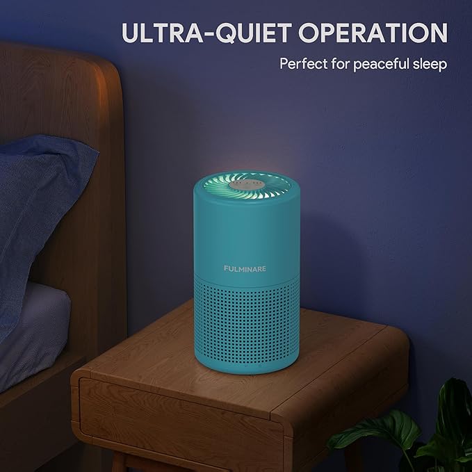 FULMINARE Air Purifiers for Home Bedroom H13 HEPA Air Purifier, 3 Speeds - Image 4