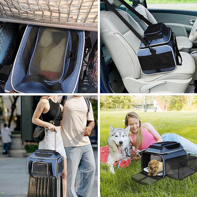 Petskd Top and Side Expandable Pet Carrier 18x13x9.5 Inches Southwest Airline - Image 8