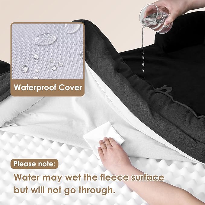 EHEYCIGA Orthopedic Dog Beds for Large Dogs, Waterproof Memory Foam Large Dog - Image 4