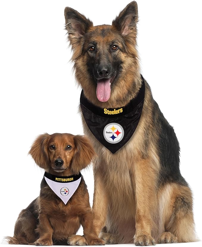 Pets First NFL Pittsburgh Steelers Reversible Bandana Size XX-Large - Image 4