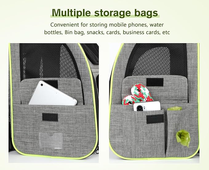Pecute Cat Backpack Carrier Expandable, Pet Backpack - Image 8