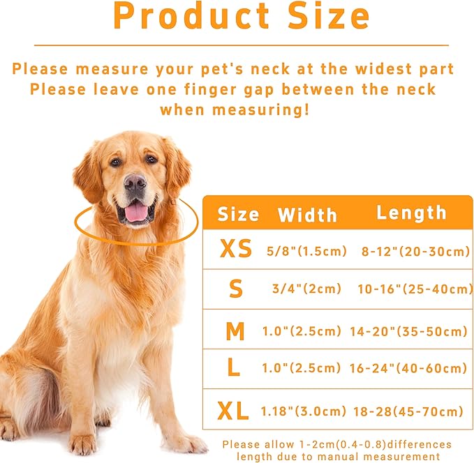 Dog Collar for Boys Girls, Puppy Collar for Small Medium Large Dogs, Adjustable - Image 3