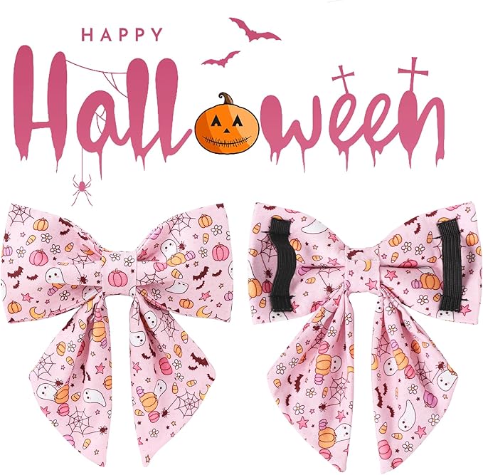 Halloween Dog Collar with Flower - Image 3