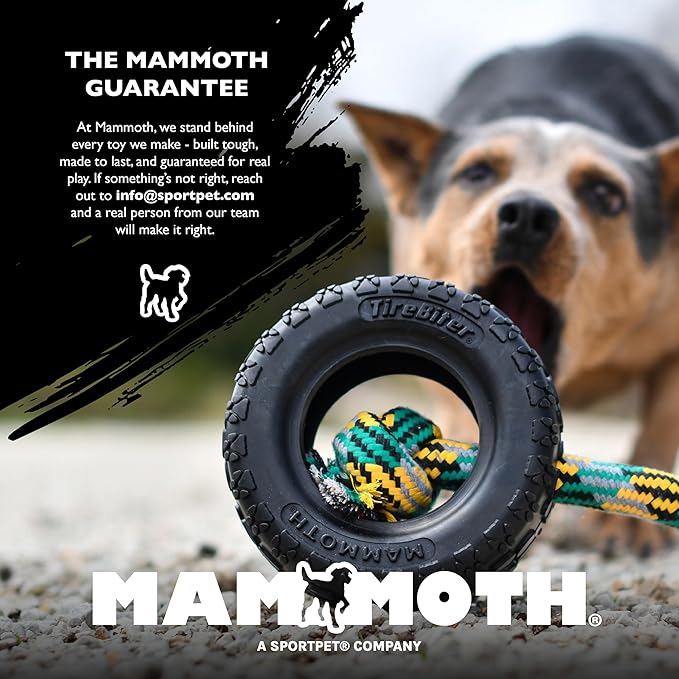 Chew King by Mammoth Premium Treat Dog Toy, Extremely Durable Natural Rubber Toy - Image 8