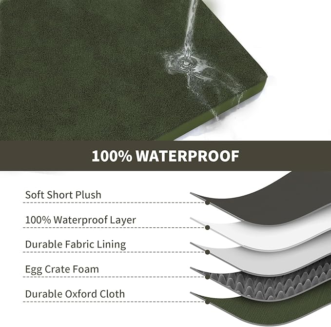 Orthopedic Dog Bed for Extra Large Dogs, XL Comfort Pet Mat for Large Sized Dog - Image 4