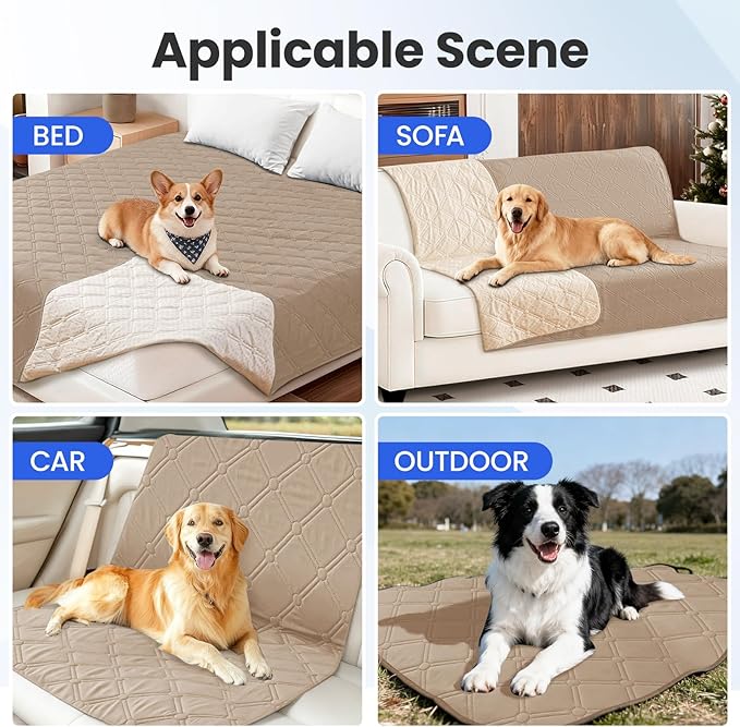Waterproof Dog Bed Cover, Non-Slip Dog Blanket - Image 5