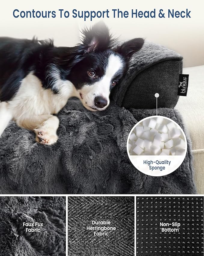 Calming Large Dog Bed for Couch, 41 x 37 inch Removable Couch Cover for Dogs - Image 4