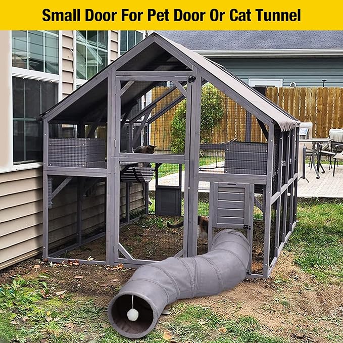 Aivituvin Cat House Outdoor Catio Kitty Enclosure - Image 5