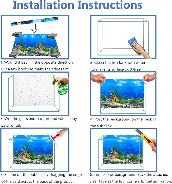 Fish Aquarium Background Poster Beach Fish Backdrop - Image 7