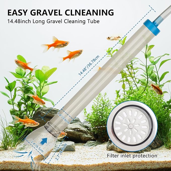 fishkeeper 25FT/50FT Aquarium Gravel Vacuum Water Changer - Image 6