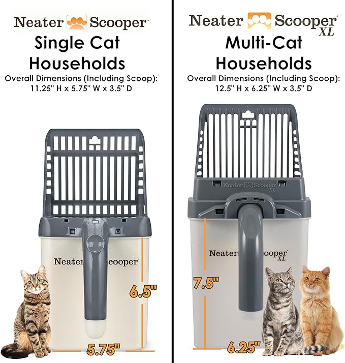 Neater Pet Brands Neater Scooper XL Cat Litter Scoop, 195 Refill Bags – - Image 5