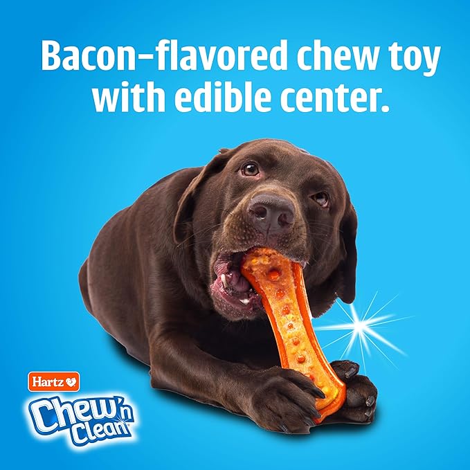 Hartz Chew 'n Clean Dental Duo Dog Treat & Chew Toy, Color Varies, 3 Pack - Image 3