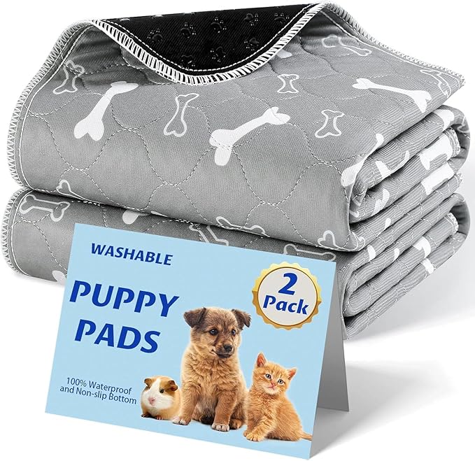 Washable Pee Pads for Dogs, Absorbent Dog Training Pads, 100% Waterproof by Baodan