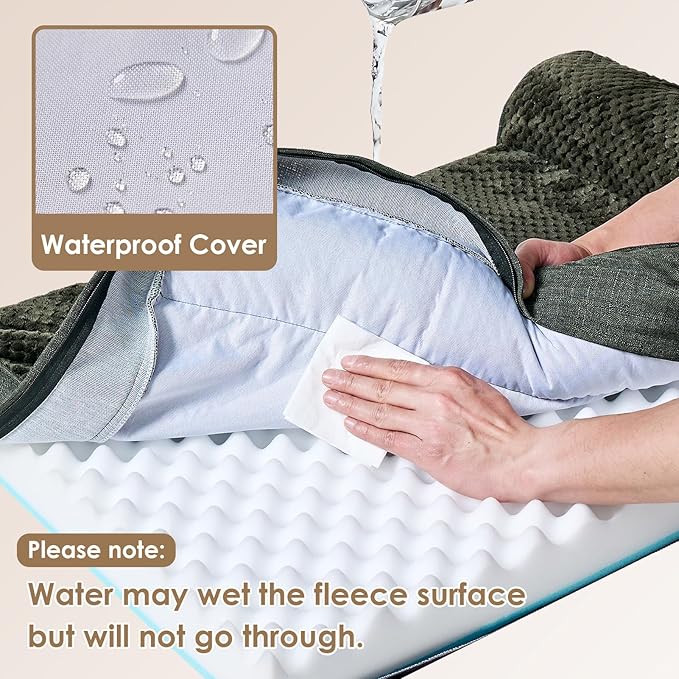 EHEYCIGA Extra Large Dog Bed Othorpedic, Memory Foam XL Dog Bed - Image 3