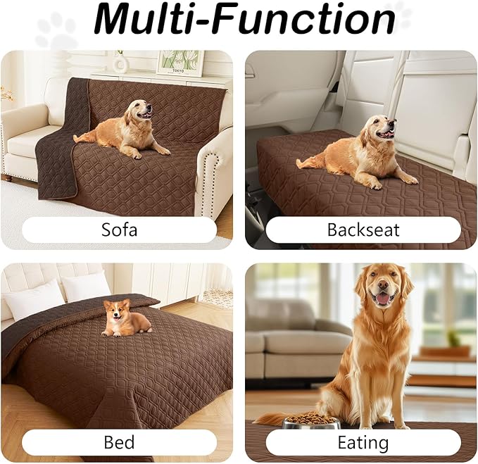 hyha Waterproof Dog Bed Blanket, Soft Pet Blankets, Waterproof Couch Cover - Image 5