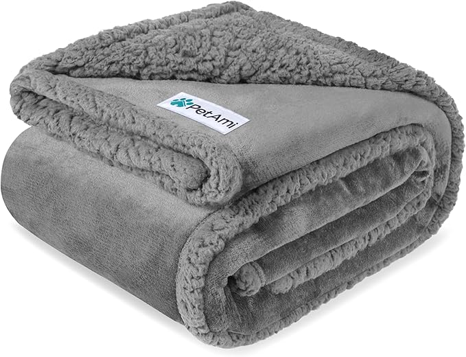 PetAmi Waterproof Dog Blanket for Medium Large Dog Puppy Cat Throw for Couch by PetAmi