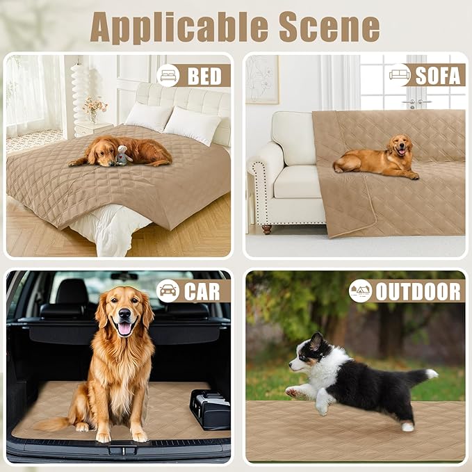 Smiry Waterproof Dog Bed Cover Blanket 30x53, Soft Reversible Pet Blanket - Image 5