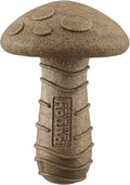 Outward Hound Dogwood Mushroom Durable Dog Chew Toy, Peanut Butter Scent by OutwardHound
