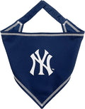 Pets First MLB New York Yankees TIE Bandana, Large/X-Large. Dog Bandana Scarf by PETSFIRST