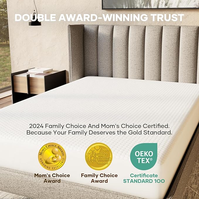 OhGeni 100% Waterproof Mattress Protector, King Size Mattress Soft Pad - Image 8