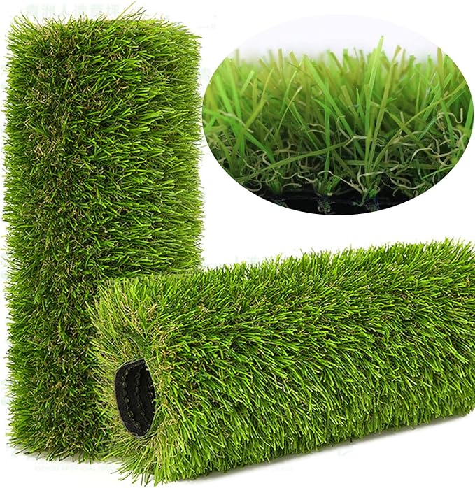 Artificial Grass Rug Outdoor Indoor 1FTX53FT Fake Grass Carpet Green Synthetic by NINXIANG