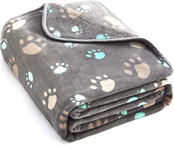 Allisandro 350 GSM Super Soft and Premium Fuzzy Flannel Fleece Pet Dog Blanket - Image 3