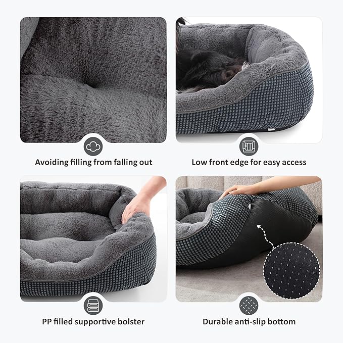 INVENHO Large Dog Beds Large Sized Dog Washable, Orthopedic Warming Soft - Image 3