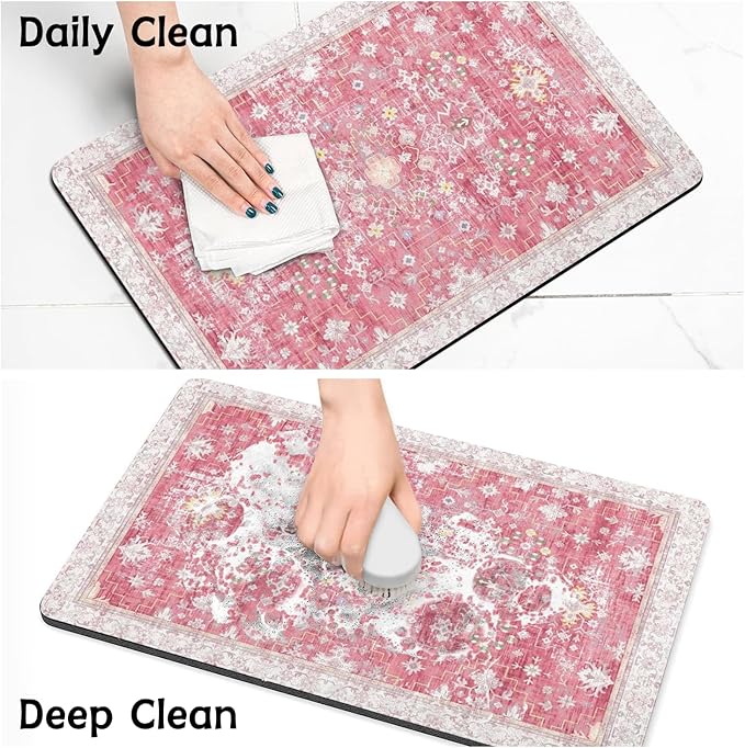 Pet Food Mats for Floor, Absorbent Dog Mat for Food and Water Dispenser - Image 7