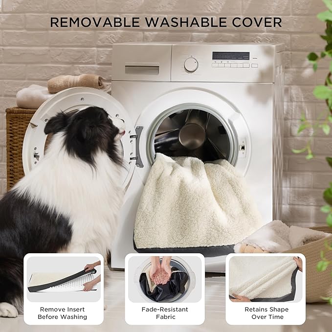 Bedsure XL Dog Beds Large Sized Dog -Comfy Flat Extra Large Pet Beds - Image 5