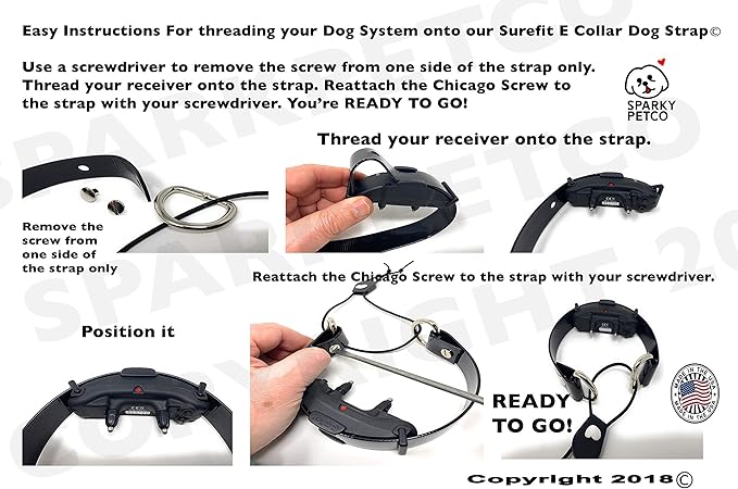 Sparky Pet Co - ECollar Replacement Strap - Bungee Dog Collar - Waterproof - - Image 9