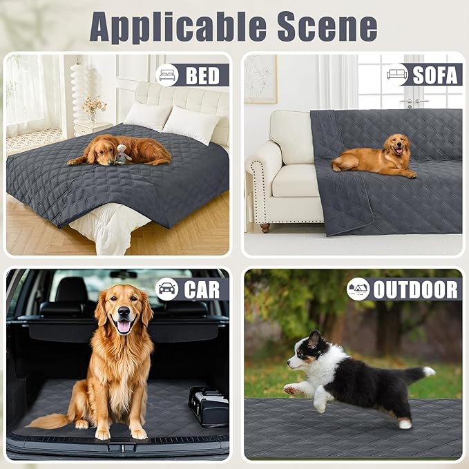 Smiry Waterproof Dog Bed Cover Blanket 40x70, Soft Reversible Pet Blanket - Image 5