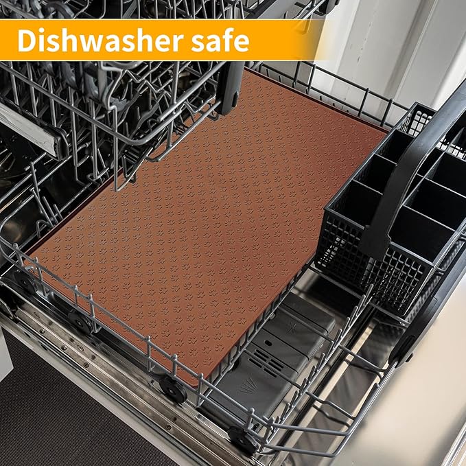 Ptlom Dog Food Mat Anti-Slip Bowl Mats - Image 7