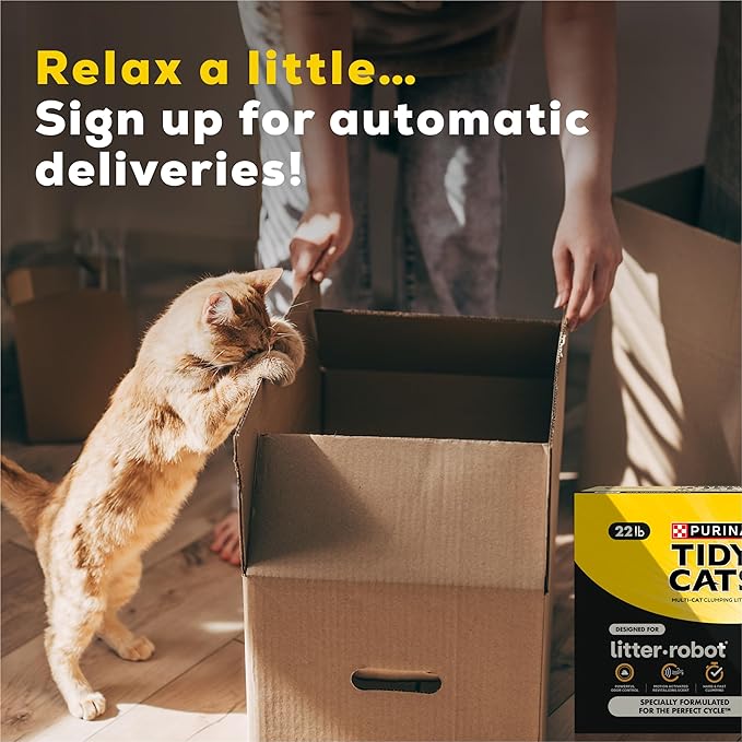 Purina Tidy Cats Cat Litter for Litter-Robot Clumping Cat Litter Odor Control - Image 10