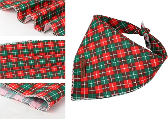 Lionet Paws Cotton Christmas Dog Bandanas, Autumn Scarves - Image 3