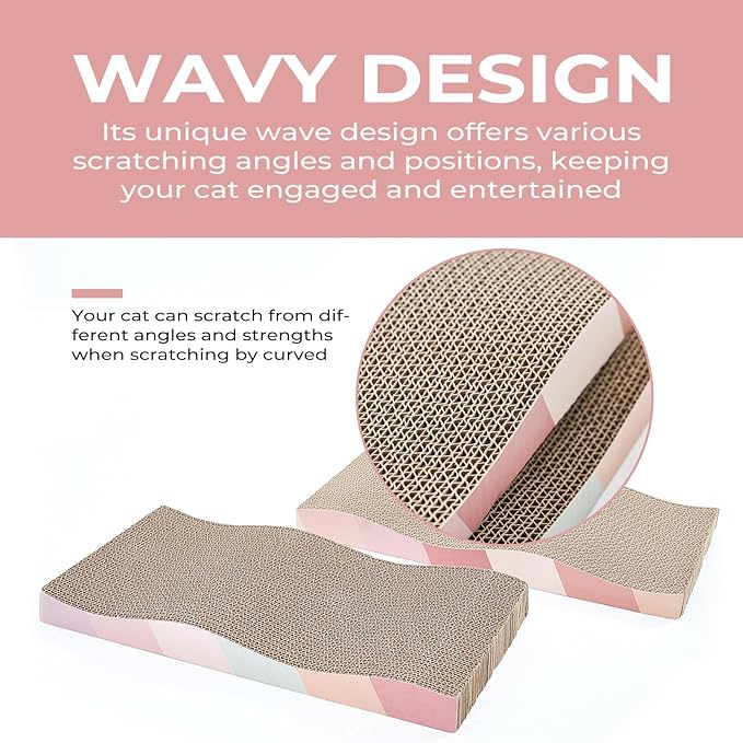 Cat Scratching Board cat Scratcher Cat Scratch Pad Cardboard cat scratchers - Image 4