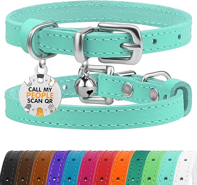 BRONZEDOG Leather Cat Collar by BRONZEDOG