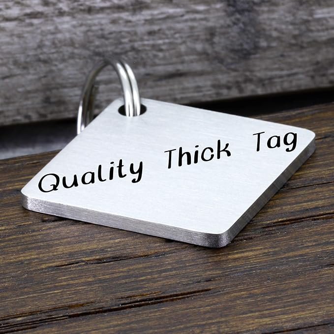 Ultra Joys Dog ID Tag, Custom Dog Tag Personalized Cat Tag, Pet ID Tag - Image 8