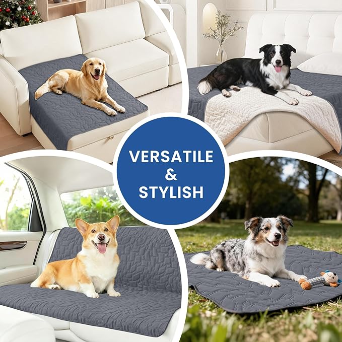 Waterproof Couch Covers for Pets, Waterproof Dog Bed Cover, Anti-Slip Soft Dog - Image 5
