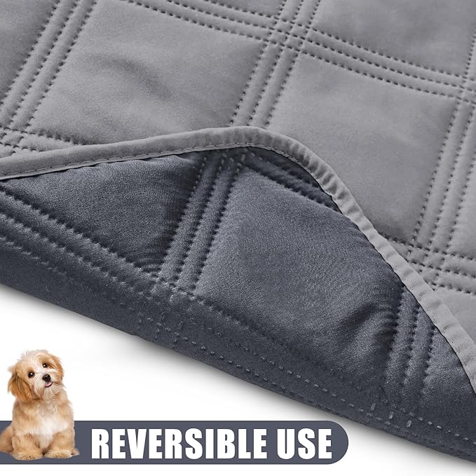 Smiry Waterproof Dog Bed Cover Blanket 82x102, Soft Reversible Pet Blanket - Image 3