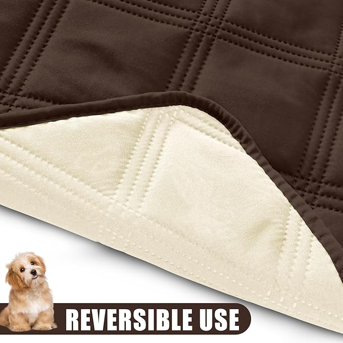 Smiry Waterproof Dog Bed Cover Blanket 30x53, Soft Reversible Pet Blanket - Image 3