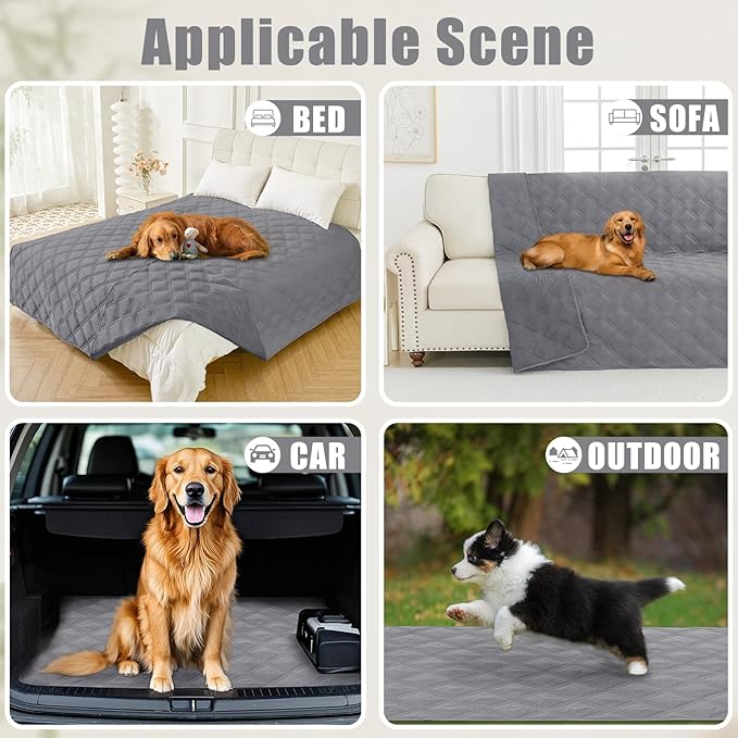 Smiry Waterproof Dog Bed Cover Blanket 40x50, Soft Reversible Pet Blanket - Image 5