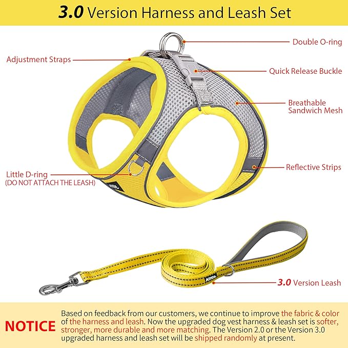 AIITLE Easy Walk Dog Harness and Leash Set - Image 4